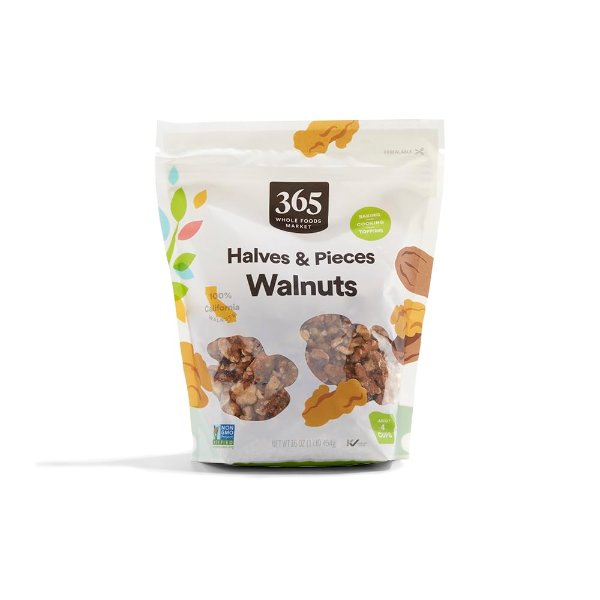 365 by Whole Foods Market, Walnut Halves And Pieces, 16 Ounce Brand: 365 by Whole Foods Market