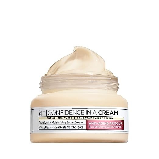 Confidence in a Cream Anti Aging Face Moisturizer – Visibly Reduces Fine Lines, Wrinkles & Signs of Aging Skin in 2 Weeks, 48HR Hydration with Hyaluronic Acid, Niacinamide