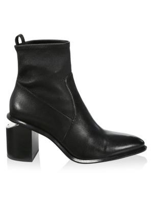 - Anna Stretch-Leather Sock Boots