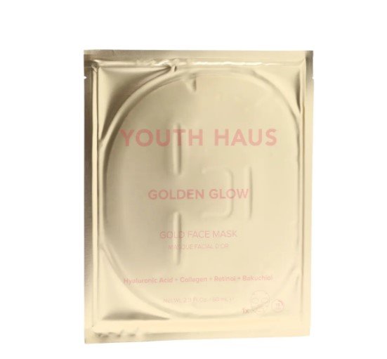 Youth Haus Golden Glow Gold Face Mask