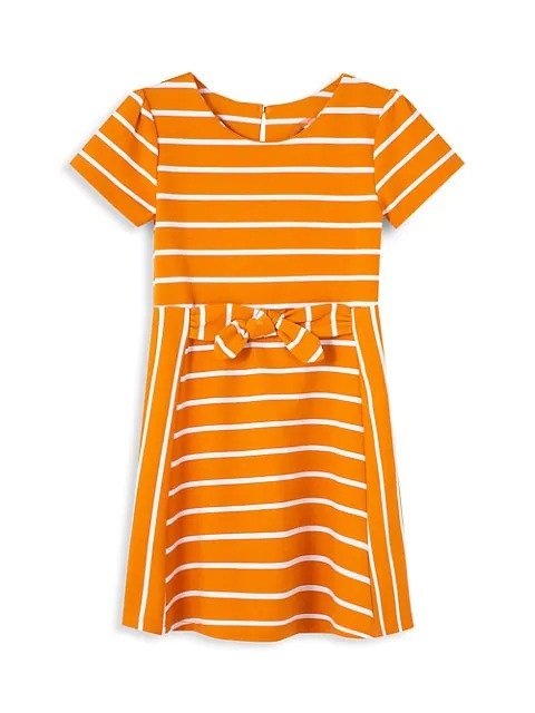 Little Girl's A-Line Striped Dress