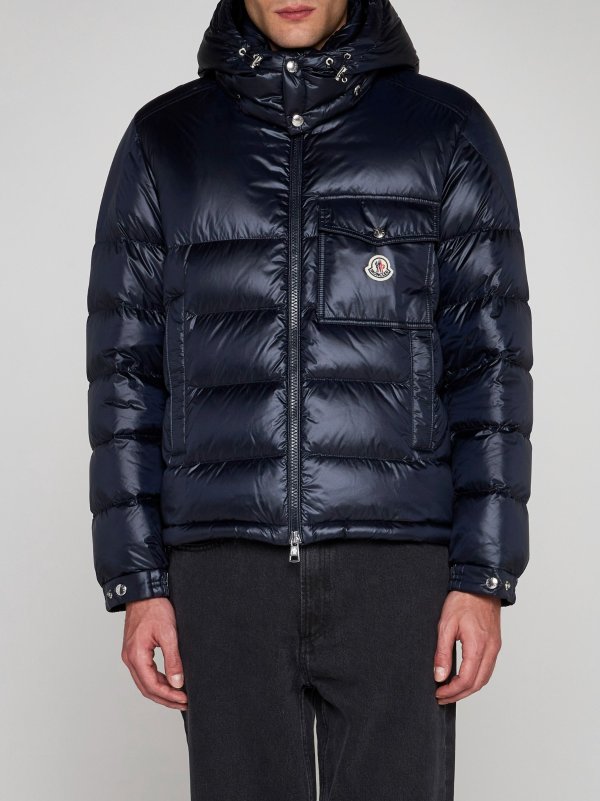 Wollaston quilted nylon down jacket