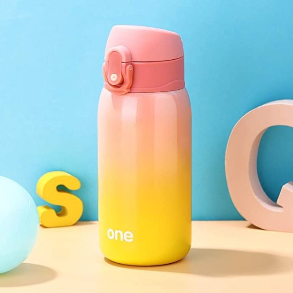 Sprouts Kids Insulated Water Bottle, 24 Hours Cold, 12 Hours Hot, Reusable Metal Water Bottle, Leak-Proof Sports Flask