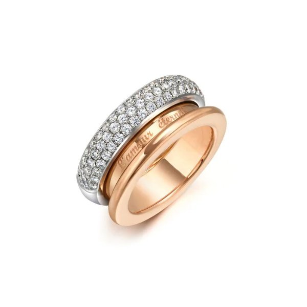 18K White & Red Gold Diamond Ring | Chow Sang Sang Jewellery eShop