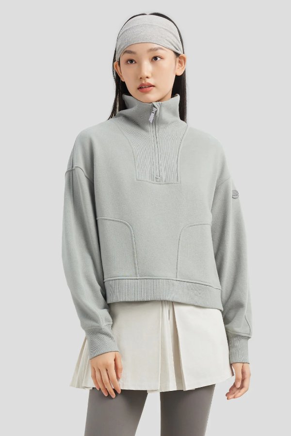 【New In】Women's Half-Zip Pullover Sweatshirt