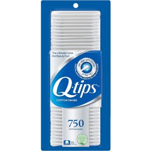 Q-tipsCotton Swabs For Hygiene and Beauty Care Original Cotton Swab Made With 100% Cotton 750 Count