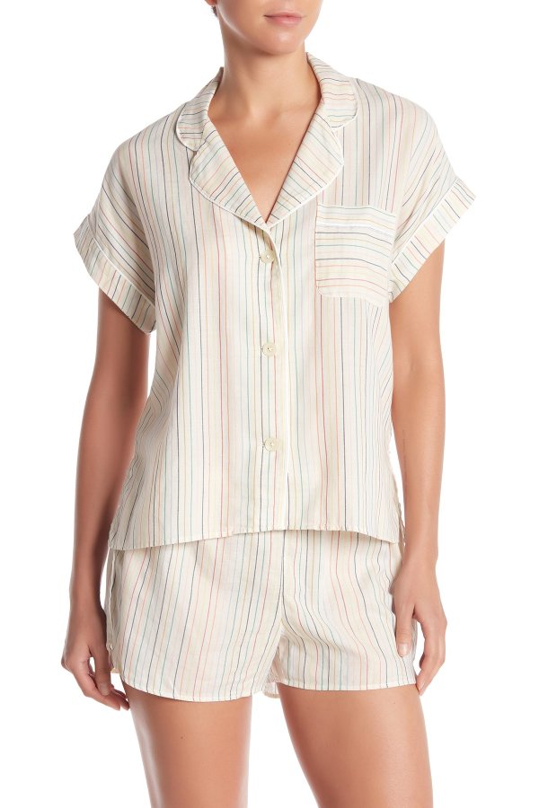 Rainbow Stripe Bedtime Pajama (Regular & Plus Size)