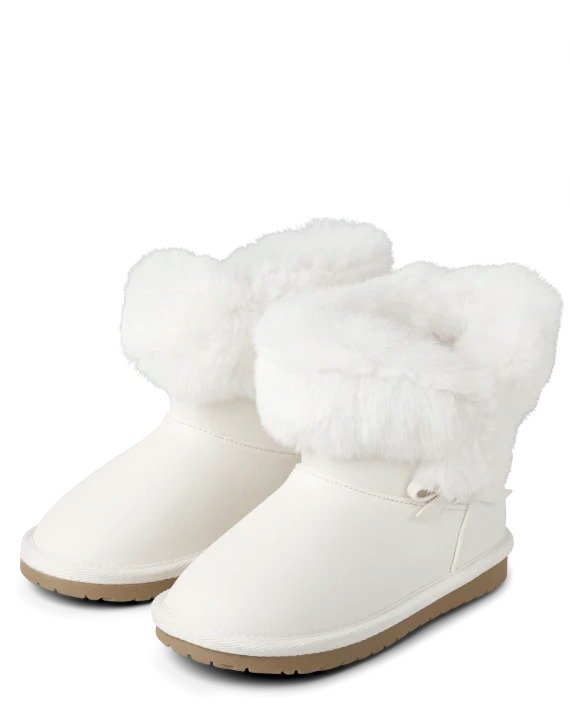 Girls Chalet Boots - white