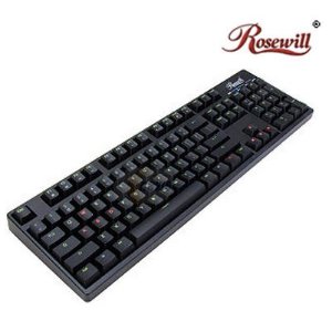 Rosewill Helios RK-9200BU - Dual LED Illuminated Mechanical Keyboard with Cherry MX Blue or Black Switches
