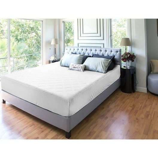 Quilted Fitted Mattress Pad - Mattress Topper
