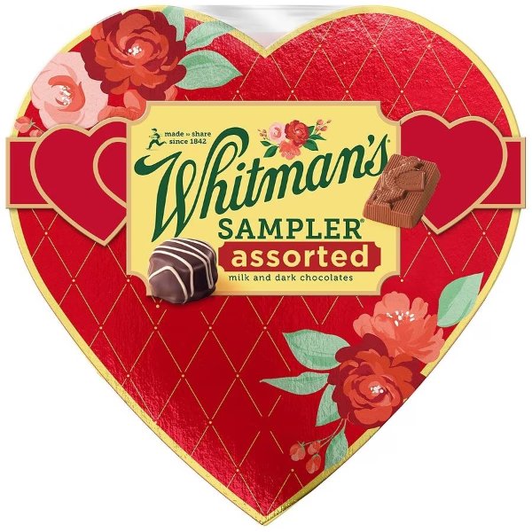 Whitman'sFine  心形巧克力礼盒10.3oz