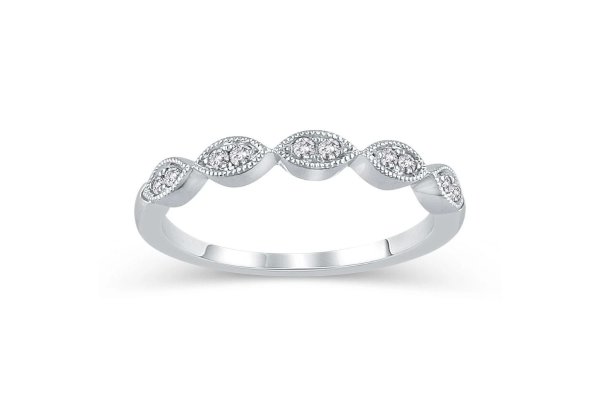 Stackable Diamond Marquise Ring