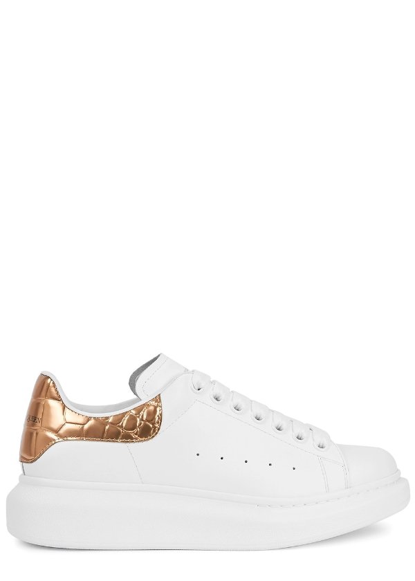 Larry white leather sneakers