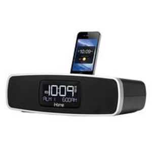 iHome Dual Alarm Clock Radio iPhone-iPod IA90BZ