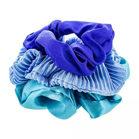 Blue Gradient Scrunchie Set