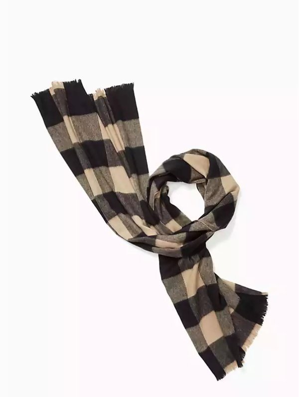mega check scarf