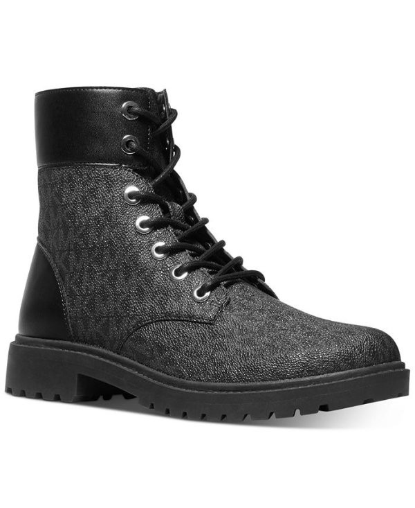 Women's Alistair Lace-Up Lug Sole Combat Booties