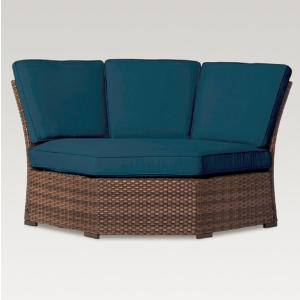 Halsted Wicker Patio Corner Sectional Seat - Threshold™ @ Target.com