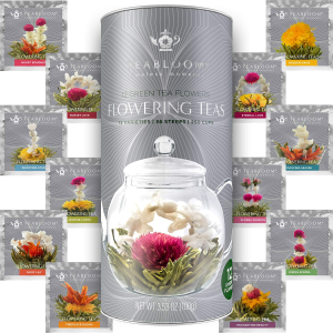 Teabloom Flowering Tea - 12 Unique Varieties of Fresh Blooming Tea Flowers