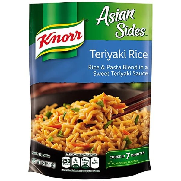 Rice Side Dish, Asian Teriyaki, 5.4 Oz (Pack of 8)