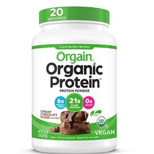 Amazon官网 Orgain有机代餐植物蛋白粉 2.03磅 巧克力口味