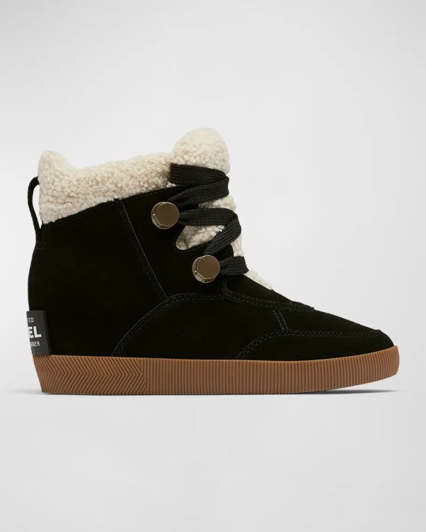 Out N About Wedge Sneaker Booties
