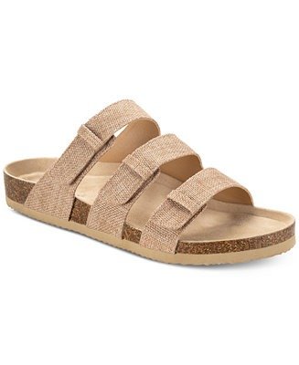 Men's Bowie Slip-On Strap Sandals, Created for Macy's