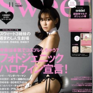 日本时尚杂志 Sweet 11月刊 附录赠送 snidel 粉色小挎包 预定中