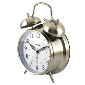 Sharp SPC800 Quartz Analog Twin Bell Alarm Clock