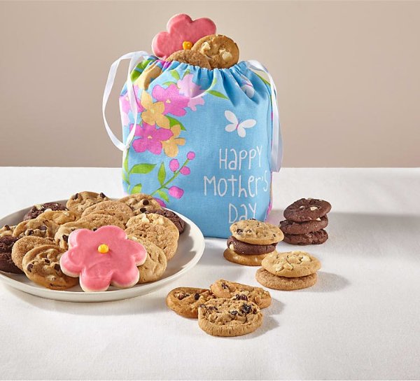 Mother's Day Treats & Floral Tote by Mrs. Fields®