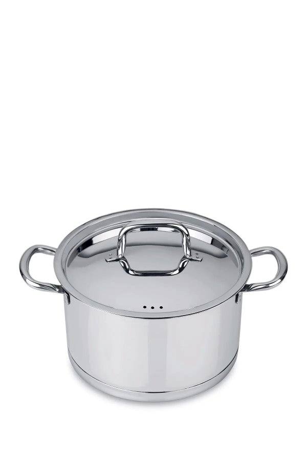 10" Silver Covered Stockpot
