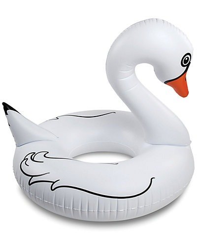 Giant White Swan Pool Float