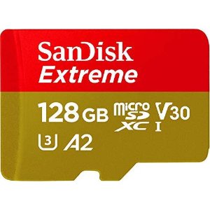 SanDisk Extreme 128GB U3 A2 V30 microSDXC 存储卡
