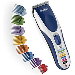 Wahl Color Pro Cordless Rechargeable Hair Clipper & Trimmer – Easy Color-Coded Guide Combs