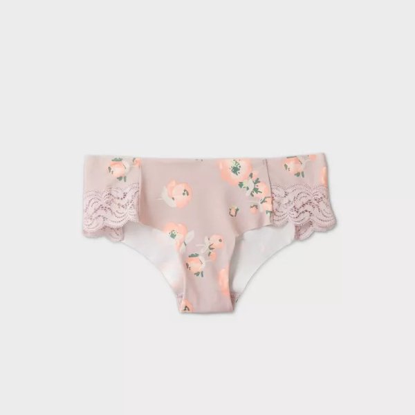 Women's Laser Cut Cheeky with Lace 