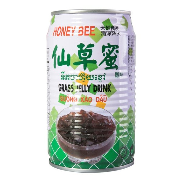 台湾HONEY BEE蜜蜂牌 仙草果粒清凉降火 仙草蜜 315ml
