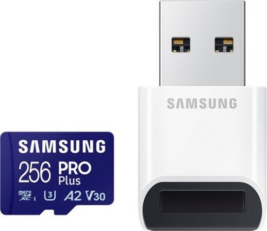 - Pro Plus 256GB microSDXC Memory Card