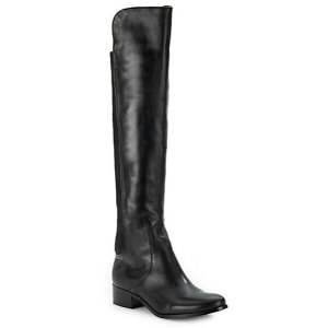 Charles By Charles David Jettison Stretch-Panel Leather Riding Boots @ Saks Off 5th