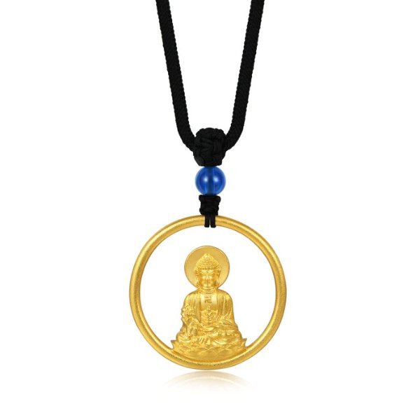 Cultural Blessings 'Fate with Buddha' 999.9 Gold Necklace | Chow Sang Sang Jewellery eShop