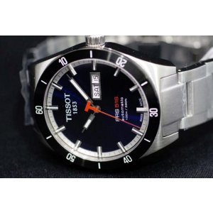 Tissot Men's PRS 516 Blue Day Date Dial Watch