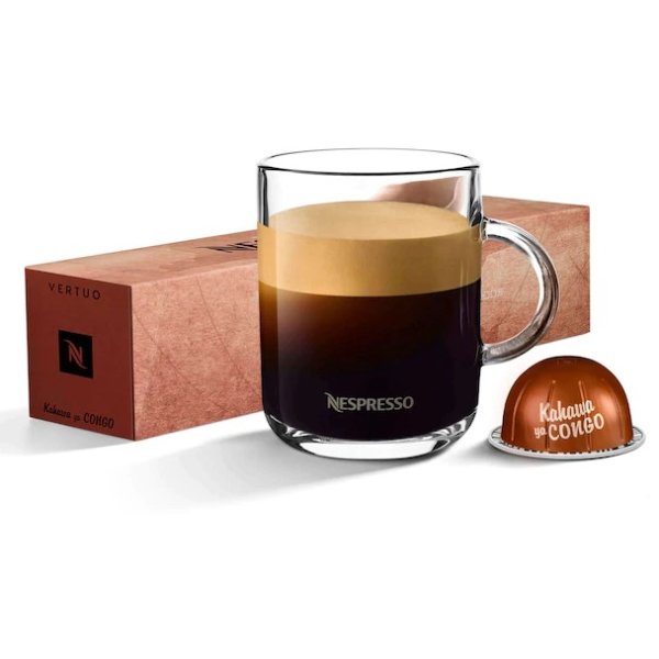Kahawa ya Congo Vertuo Coffee Pods | Organic Coffee | Nespresso USA