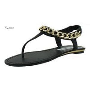 Steve Madden Hottstuf Women's Gold Chain Sandals (Dealmoon Exclusive)