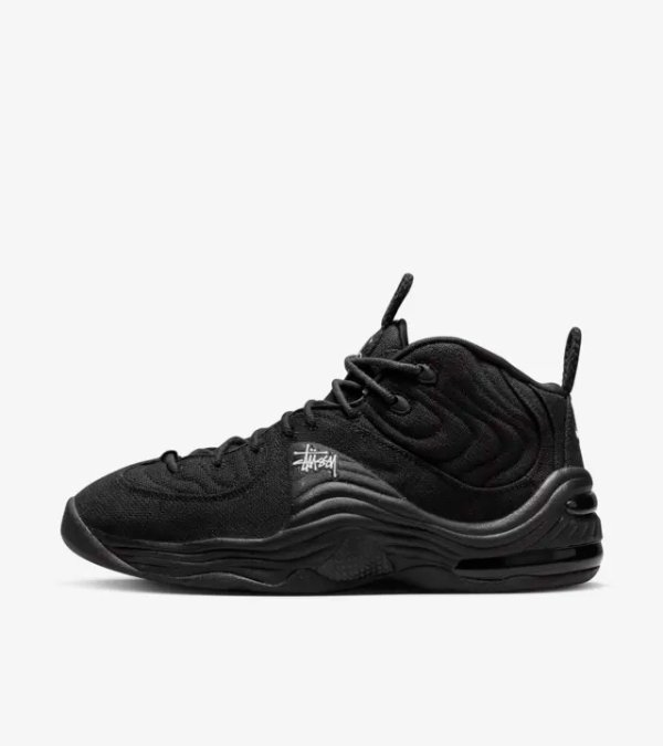 Air Penny 2 x Stussy 'Black' (DQ5674-001) Release Date. Nike SNKRS