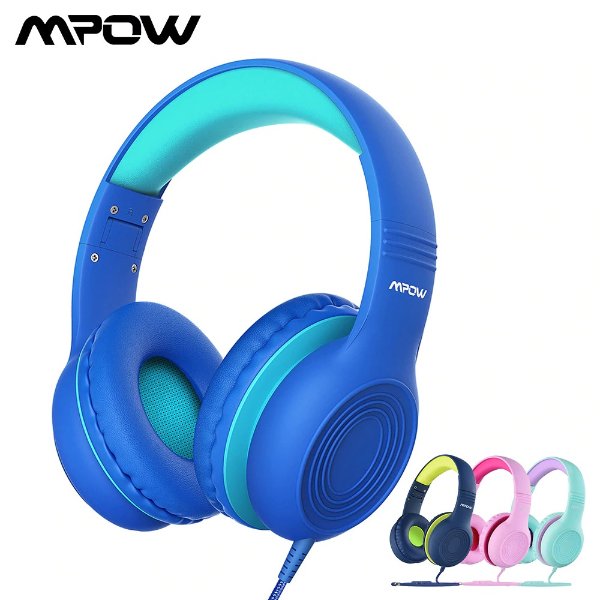 US $14.14 31% OFF|Mpow CH6 Wired Kids Headphones Foldable Adjustable Wired Headphone With 3.5mm Audio Jack And Microphone For Children For iPod|Headphone/Headset| | - AliExpress