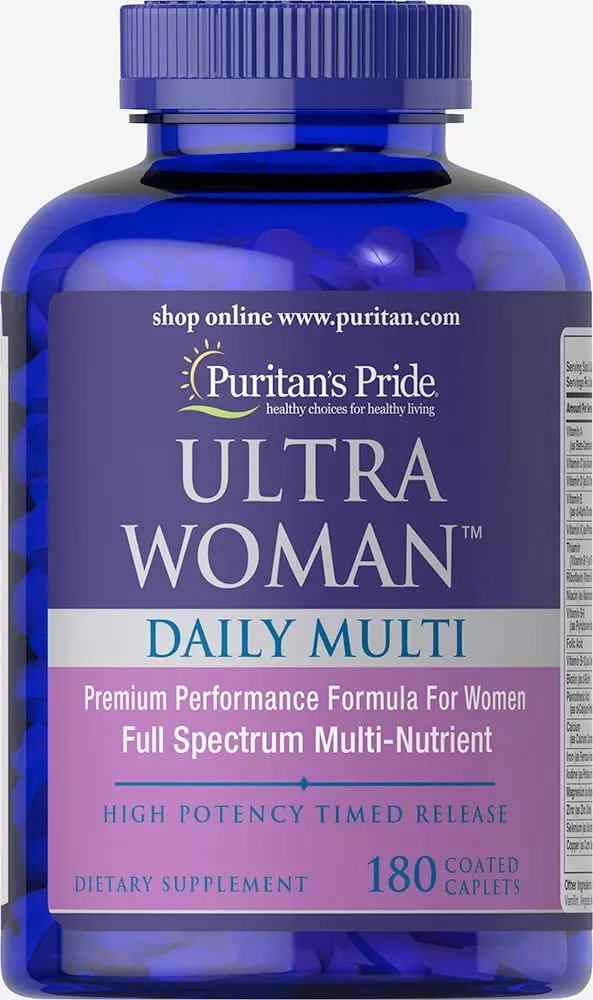 Ultra Women™ Daily Multi Timed Release 180 Caplets | Black Friday Sale Supplements | Puritan's Pride