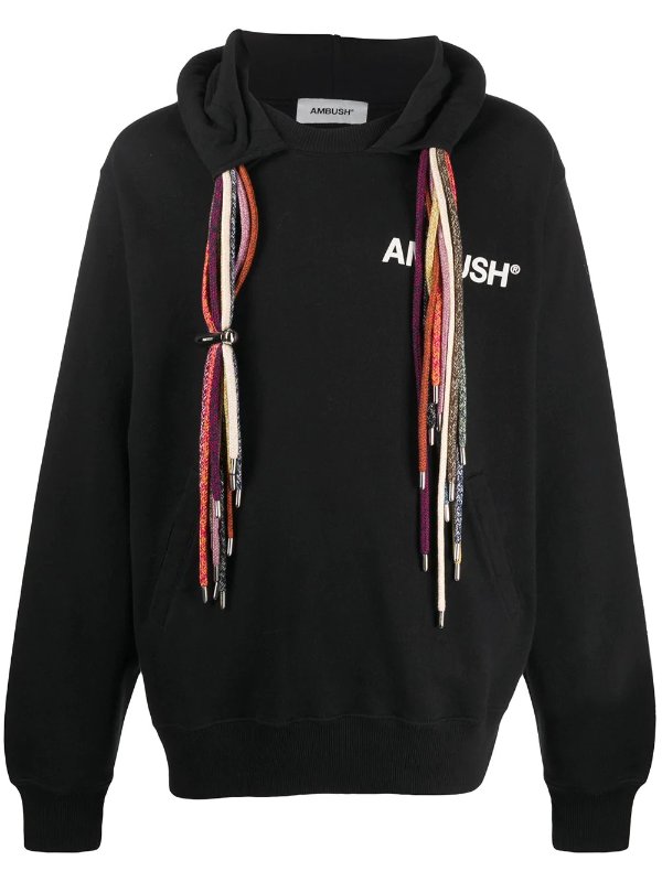 drawstring-embellished hoodie