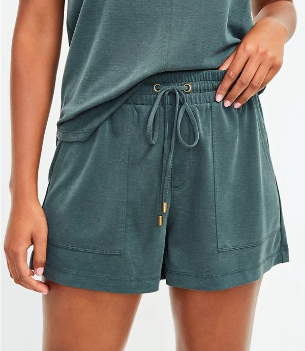 Lou & Grey Sandwashed Shorts | LOFT