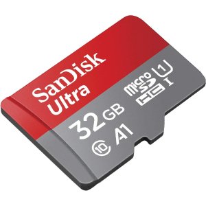 SanDisk Ultra PLUS 32GB microSDHC UHS-I Memory Card