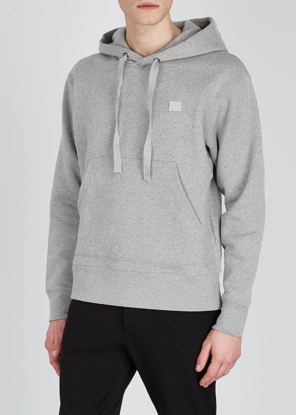 Ferris grey hooded cotton sweatshirt