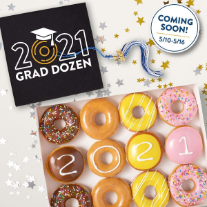 Krispy Kreme 2021 Graduate Theme Donuts